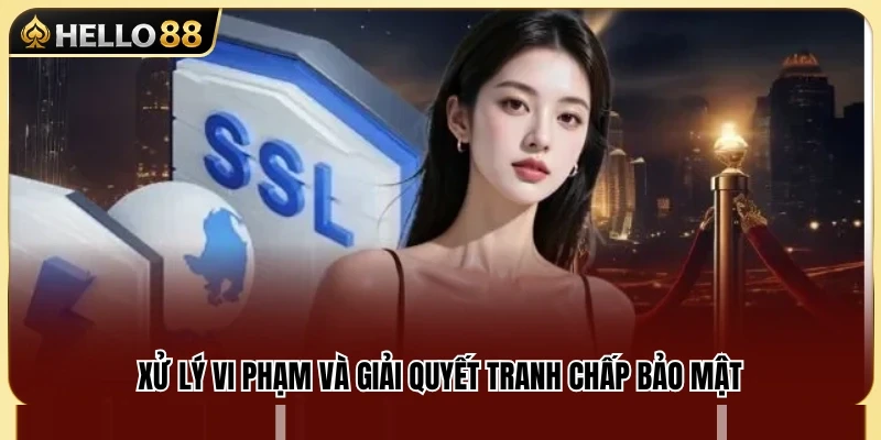 Quy trình xử lý các trường hợp vi phạm chính sách bảo mật Hello88 
