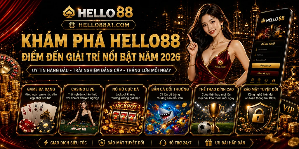 Khám phá Hello88 – Điểm đến giải trí nổi bật năm 2026 