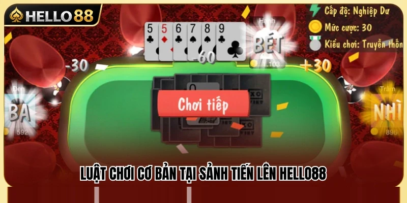 Hướng dẫn cách chơi Tiến Lên Hello88 cho người mới 